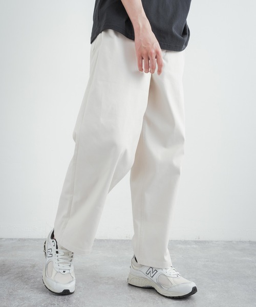 Audience（オーディエンス）の「CAVE カツラギユーティリティワイドテーパードパンツ AUD3525（スラックス・メンズ・ネイビー/アーミー/キナリ/カーキ・L/XL/M）」の22枚目の写真