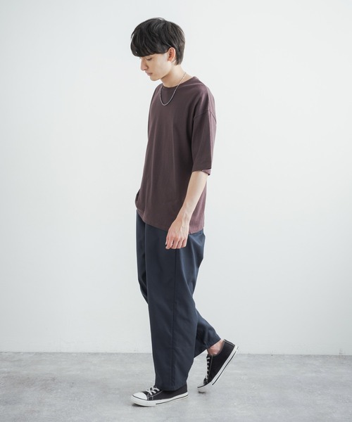 Audience（オーディエンス）の「CAVE カツラギユーティリティワイドテーパードパンツ AUD3525（スラックス・メンズ・ネイビー/アーミー/キナリ/カーキ・L/XL/M）」の19枚目の写真