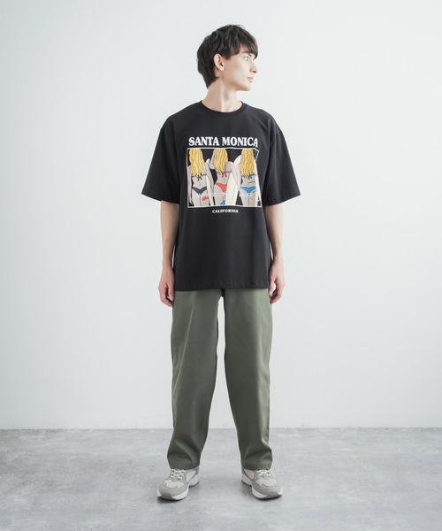 Audience（オーディエンス）の「CAVE カツラギユーティリティワイドテーパードパンツ AUD3525（スラックス・メンズ・ネイビー/アーミー/キナリ/カーキ・L/XL/M）」の17枚目の写真