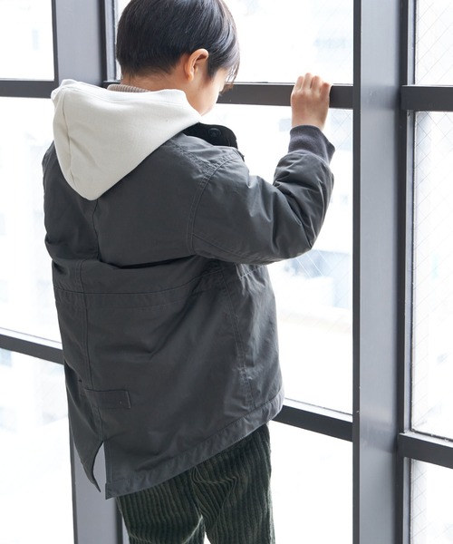 MAKE YOUR DAY（メイクユアデイ）の「M-65モッズコート■80～140cm（ダウンジャケット/コート・キッズ・ベージュ/チャコールグレー/カーキ・90/100/110/120/130/140/80）」の18枚目の写真