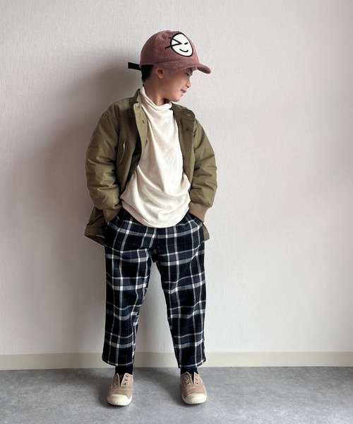 MAKE YOUR DAY（メイクユアデイ）の「M-65モッズコート■80～140cm（ダウンジャケット/コート・キッズ・ベージュ/チャコールグレー/カーキ・90/100/110/120/130/140/80）」の8枚目の写真