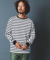 CTN　BASQUE BOADER C/N L/S:コットンバスクボーダー クルーネック ロングスリーブ 22AW