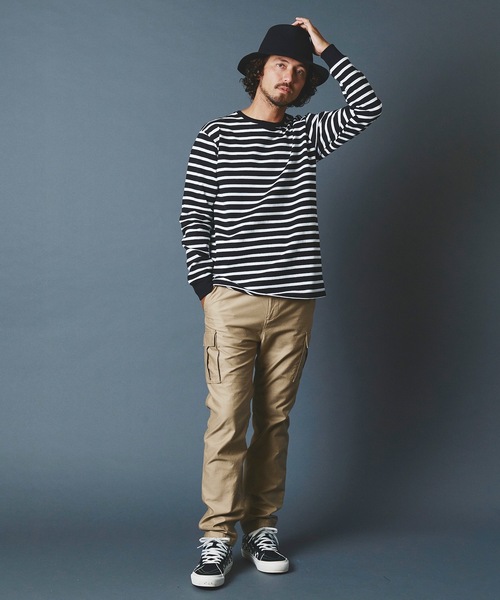 Magine(マージン)の「CTN BASQUE BOADER C/N L/S:コットンバスクボーダー クルーネック ロングスリーブ 22AW(Tシャツ/カットソー・メンズ・ホワイト×ブラック/ブラック×ホワイト/ホワイト×ネイビー/ネイビー×ホワイト・44/46/48)」の22枚目の写真
