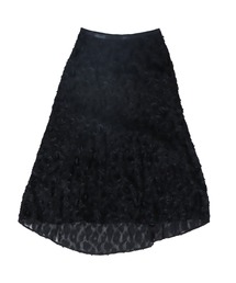 reopard jacquard flare skirt(レオパード柄ジャガードフレアスカート)