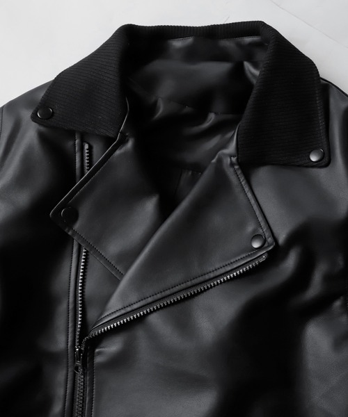 antiqua（アンティカ）の「永遠の愛され定番。レザーライダースジャケット（ライダースジャケット・レディース・ブラック・M/L）」の21枚目の写真