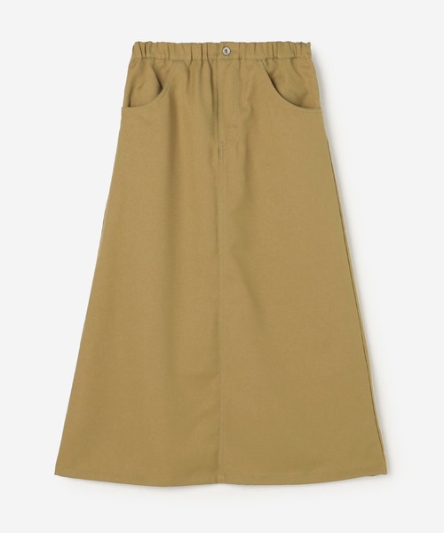 DANTON（ダントン）の「DANTON | ポリエステルツイル イージースカート WOMEN（スカート・レディース・ブラック/ベージュ/ダークグレー・36）」の8枚目の写真