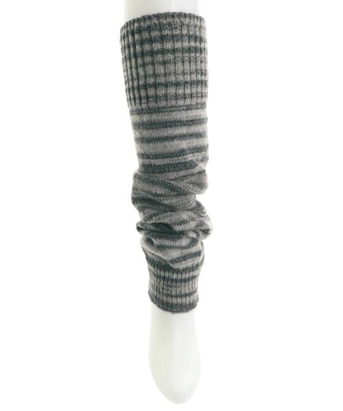 EMODA(エモダ)の「カラーストライプニットレッグウォーマー(レッグウォーマー・レディース・ブラック/グレー/その他/その他1・FREE)」の14枚目の写真
