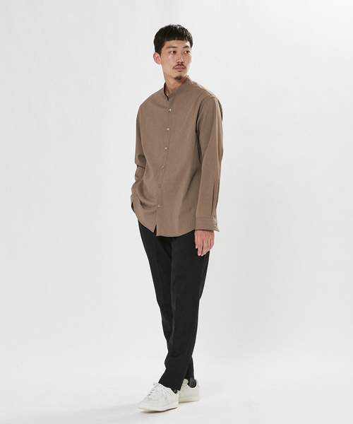 EDIFICE(エディフィス)の「"E"TROUSERS(E-1)ツイル スリム テーパード スラックス(スラックス・メンズ・ブラック/ベージュ/カーキ・LARGE/SMALL/MEDIUM)」の10枚目の写真