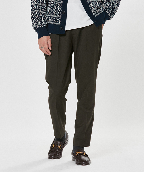 EDIFICE(エディフィス)の「"E"TROUSERS(E-1)ツイル スリム テーパード スラックス(スラックス・メンズ・ブラック/ベージュ/カーキ・LARGE/SMALL/MEDIUM)」の16枚目の写真