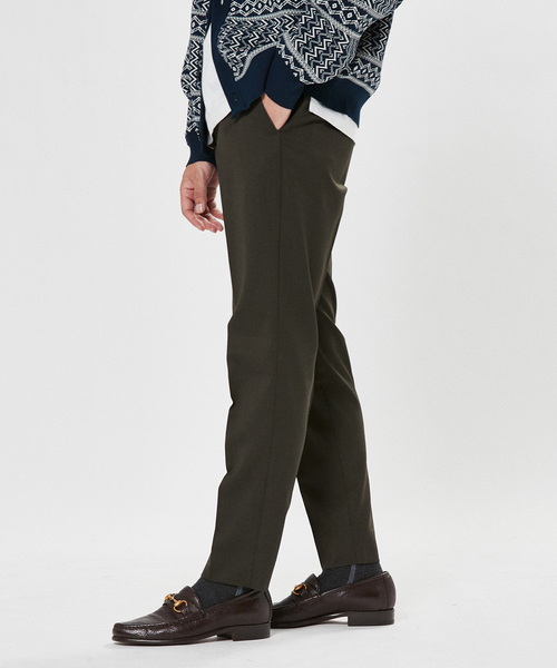 EDIFICE(エディフィス)の「"E"TROUSERS(E-1)ツイル スリム テーパード スラックス(スラックス・メンズ・ブラック/ベージュ/カーキ・LARGE/SMALL/MEDIUM)」の18枚目の写真