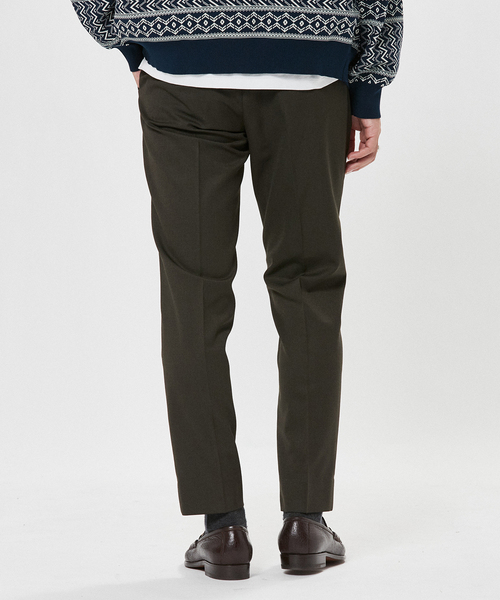 EDIFICE(エディフィス)の「"E"TROUSERS(E-1)ツイル スリム テーパード スラックス(スラックス・メンズ・ブラック/ベージュ/カーキ・LARGE/SMALL/MEDIUM)」の20枚目の写真