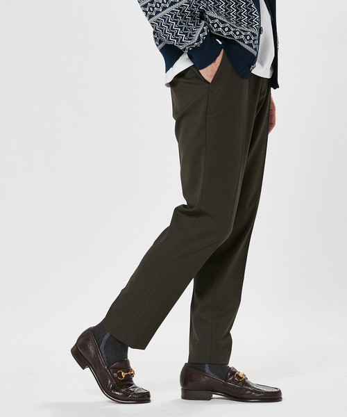 EDIFICE(エディフィス)の「"E"TROUSERS(E-1)ツイル スリム テーパード スラックス(スラックス・メンズ・ブラック/ベージュ/カーキ・LARGE/SMALL/MEDIUM)」の21枚目の写真