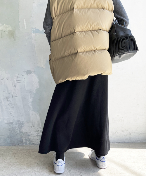 Spick & Span（スピックアンドスパン）の「ウールカシミヤニットフレアースカート（スカート・レディース・ホワイト/ブラック/カーキ/ブルー系その他・FREE）」の17枚目の写真