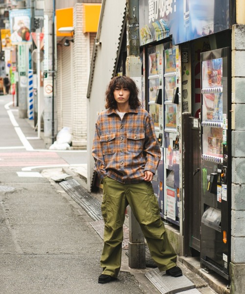 BROKEN BASE(ブロークンベース)の「フラップポケットCPOシャツジャケット(その他アウター・メンズ・ブラウン/オリーブ・MEDIUM/LARGE)」の4枚目の写真