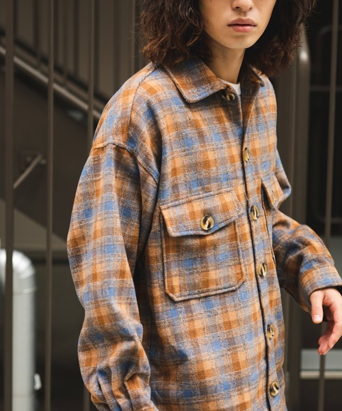 BROKEN BASE(ブロークンベース)の「フラップポケットCPOシャツジャケット(その他アウター・メンズ・ブラウン/オリーブ・MEDIUM/LARGE)」の10枚目の写真