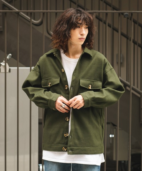 BROKEN BASE(ブロークンベース)の「フラップポケットCPOシャツジャケット(その他アウター・メンズ・ブラウン/オリーブ・MEDIUM/LARGE)」の15枚目の写真