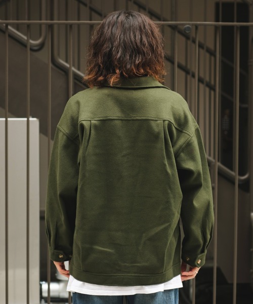 BROKEN BASE(ブロークンベース)の「フラップポケットCPOシャツジャケット(その他アウター・メンズ・ブラウン/オリーブ・MEDIUM/LARGE)」の18枚目の写真