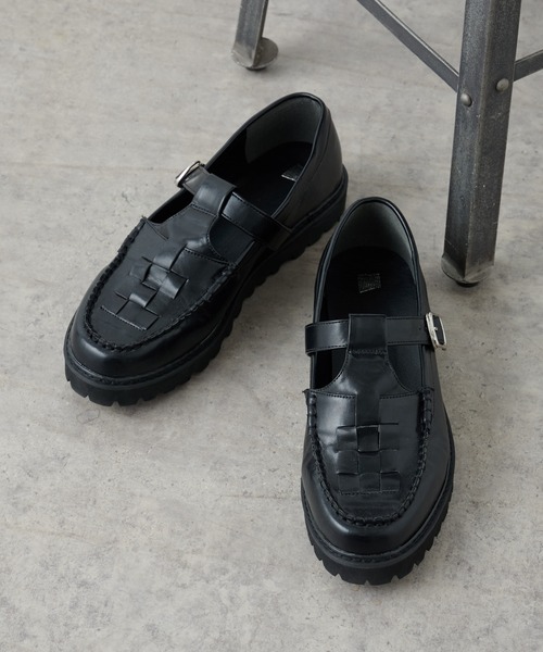 COLONY 2139（コロニートゥーワンスリーナイン）の「Tストラップシューズ（ローファー・メンズ・ブラック・MEDIUM/LARGE）」の18枚目の写真