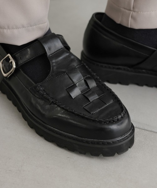 COLONY 2139（コロニートゥーワンスリーナイン）の「Tストラップシューズ（ローファー・メンズ・ブラック・MEDIUM/LARGE）」の21枚目の写真