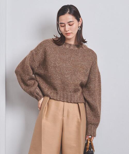 UNITED ARROWS（ユナイテッドアローズ）の「ラメ ショート ニット（ニット/セーター）」 - WEAR
