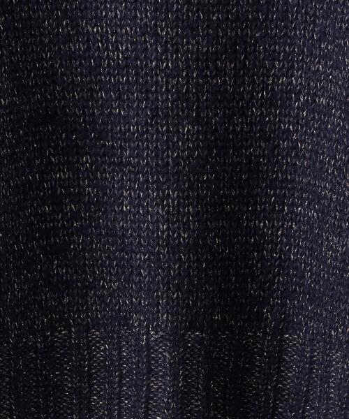 UNITED ARROWS（ユナイテッドアローズ）の「ラメ ショート ニット（ニット/セーター・レディース・ブラウン/ネイビー・FREE）」の14枚目の写真