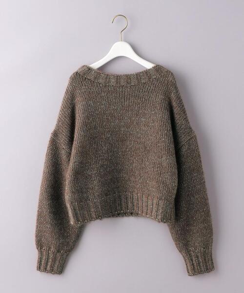 UNITED ARROWS（ユナイテッドアローズ）の「ラメ ショート ニット（ニット/セーター）」 - WEAR