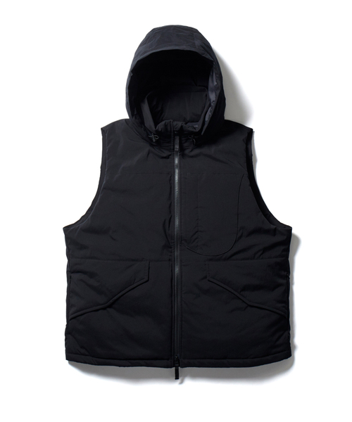 DAIWA PIER39（ダイワピア39）の「【DAIWA PIER39 /ダイワ ピア39】TECH PADDING MIL VEST 2022（ミリタリージャケット・メンズ・ダークグリーン/ブラック・LARGE/MEDIUM）」の2枚目の写真