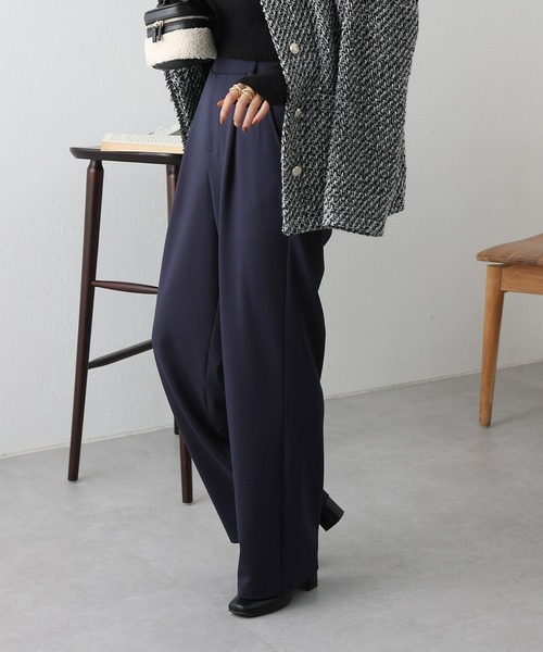 COLONY 2139（コロニートゥーワンスリーナイン）の「カルゼタックワイドパンツ（その他パンツ・レディース・ネイビー/ブラック/グレー・SMALL/MEDIUM/LARGE）」の4枚目の写真