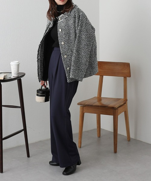 COLONY 2139（コロニートゥーワンスリーナイン）の「カルゼタックワイドパンツ（その他パンツ・レディース・ネイビー/ブラック/グレー・SMALL/MEDIUM/LARGE）」の18枚目の写真