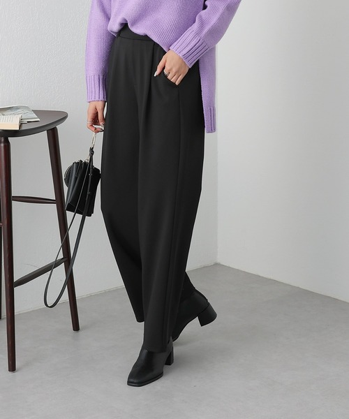 COLONY 2139（コロニートゥーワンスリーナイン）の「カルゼタックワイドパンツ（その他パンツ・レディース・ネイビー/ブラック/グレー・SMALL/MEDIUM/LARGE）」の19枚目の写真