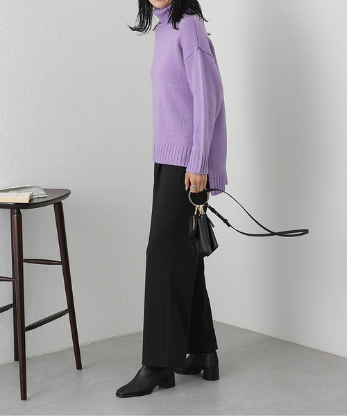 COLONY 2139（コロニートゥーワンスリーナイン）の「カルゼタックワイドパンツ（その他パンツ・レディース・ネイビー/ブラック/グレー・SMALL/MEDIUM/LARGE）」の6枚目の写真