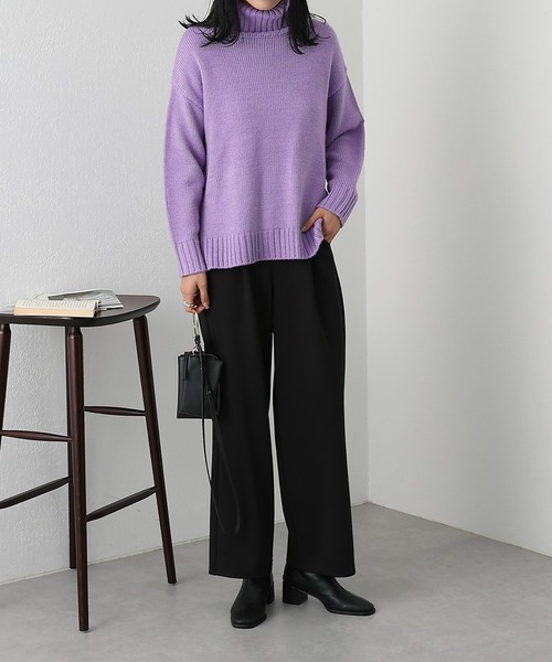 COLONY 2139（コロニートゥーワンスリーナイン）の「カルゼタックワイドパンツ（その他パンツ・レディース・ネイビー/ブラック/グレー・SMALL/MEDIUM/LARGE）」の16枚目の写真