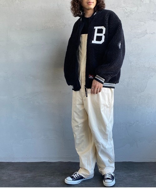 BEN DAVIS（ベンデイビス）の「[BEN DAVIS/ベンデイビス] 別注 ボアフリース バックロゴジャケット（その他アウター・レディース・ブラック/ホワイト/レオパード・M/L/XL）」の22枚目の写真