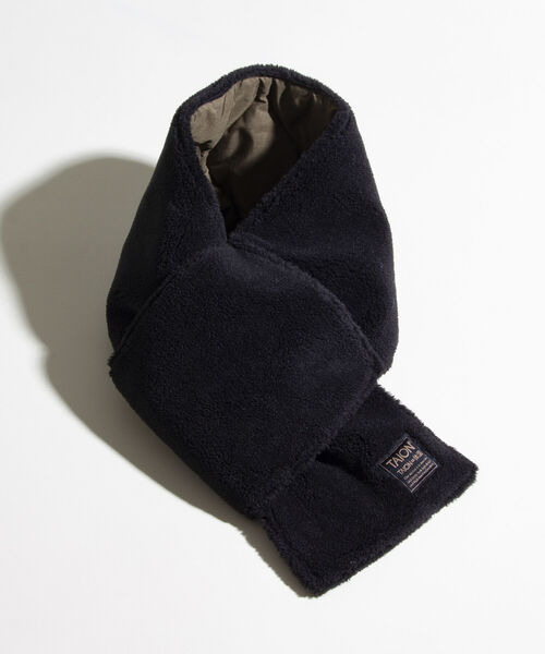 TAION（タイオン）の「【TAION/タイオン】ミリタリー リバーシブル ダウンマフラー ダウン×ボア（マフラー・メンズ・カーキ/ブラック/アイボリー/キャメル/オリーブ・FREE）」の20枚目の写真