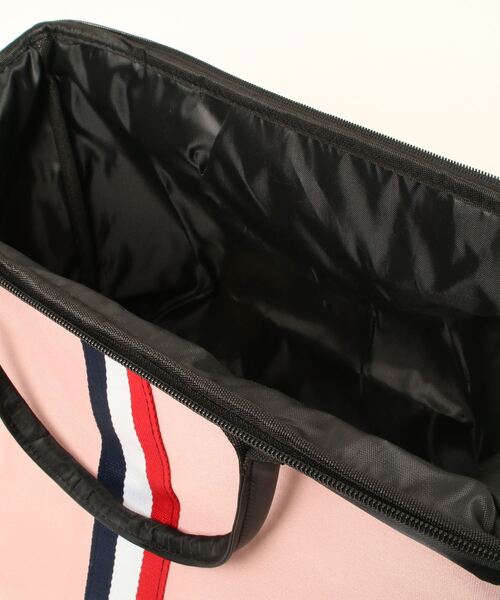 LUGG NAGG(ラグナグ)の「がま口 ストライプテープ付き ボストンバッグ 旅行バッグ トラベルボストン ショルダーストラップ無しバージョン(ボストンバッグ・レディース・ピンク系その他3/ピンク系その他/ブラック系その他3/ピンク系その他2/ドット/マルチ/ブラック系その他5/その他/レッド系その他/チェック/ブラック系その他2/ブラック系その他4/ブラック/ブラック系その他・MEDIUM/LARGE)」の16枚目の写真