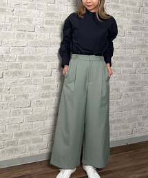 サキソニータックストレートパンツ