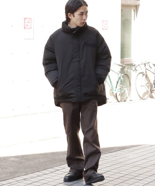 ROOPTOKYO(ループトウキョウ)の「DACTONショート丈スタンドカラーフライトタイプジャケット(ミリタリージャケット・メンズ・ブラック/オリーブ・M/L)」の20枚目の写真