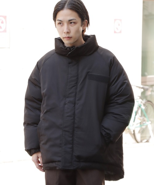 ROOPTOKYO(ループトウキョウ)の「DACTONショート丈スタンドカラーフライトタイプジャケット(ミリタリージャケット・メンズ・ブラック/オリーブ・M/L)」の15枚目の写真