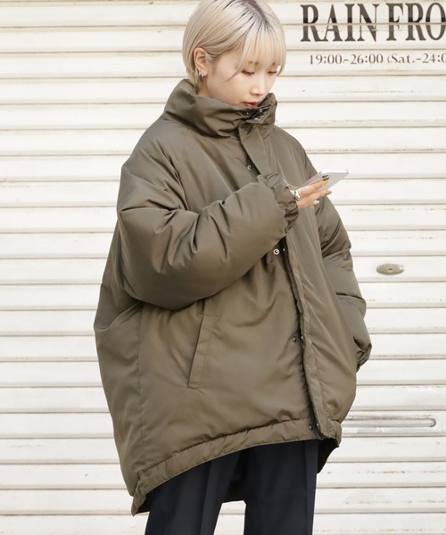 ROOPTOKYO(ループトウキョウ)の「DACTONショート丈スタンドカラーフライトタイプジャケット(ミリタリージャケット・メンズ・ブラック/オリーブ・M/L)」の3枚目の写真
