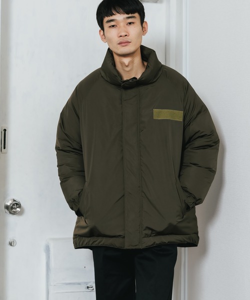 ROOPTOKYO(ループトウキョウ)の「DACTONショート丈スタンドカラーフライトタイプジャケット(ミリタリージャケット・メンズ・ブラック/オリーブ・M/L)」の19枚目の写真