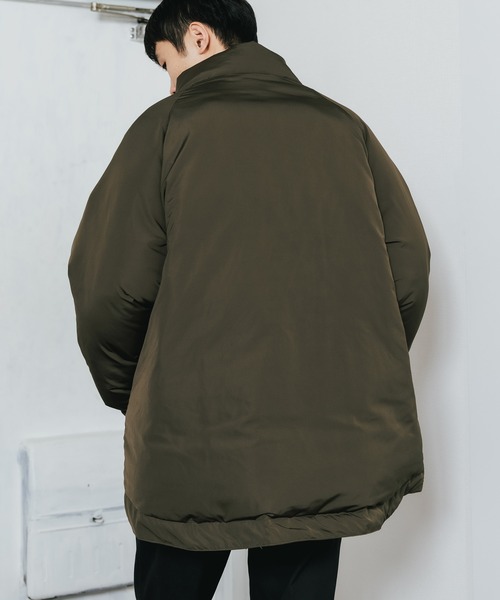 ROOPTOKYO(ループトウキョウ)の「DACTONショート丈スタンドカラーフライトタイプジャケット(ミリタリージャケット・メンズ・ブラック/オリーブ・M/L)」の6枚目の写真