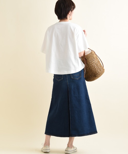 SOMETHING（サムシング）の「【SOMETHING】FLARE SKIRT（デニムスカート・レディース・ブルー/インディゴブルー・FREE）」の6枚目の写真