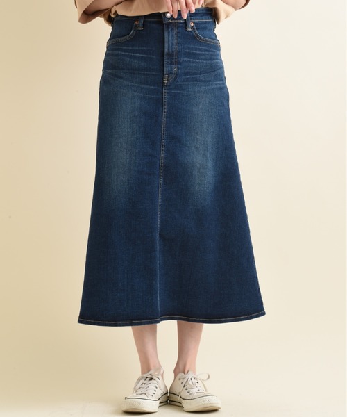 SOMETHING（サムシング）の「【SOMETHING】FLARE SKIRT（デニムスカート・レディース・ブルー/インディゴブルー・FREE）」の9枚目の写真