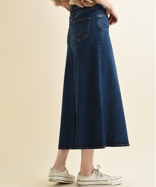 SOMETHING（サムシング）の「【SOMETHING】FLARE SKIRT（デニムスカート・レディース・ブルー/インディゴブルー・FREE）」の11枚目の写真