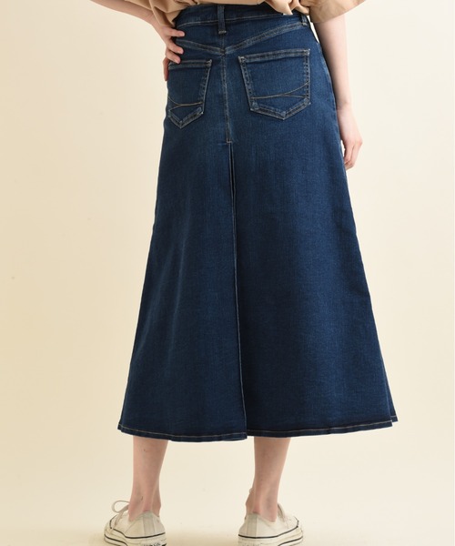 SOMETHING（サムシング）の「【SOMETHING】FLARE SKIRT（デニムスカート・レディース・ブルー/インディゴブルー・FREE）」の12枚目の写真