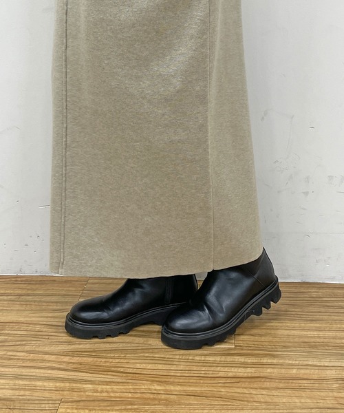 Omekashi（オメカシ）の「ハーフジップ2WAYニットワンピース（ワンピース・レディース・ブラック/チャコールグレー/ベージュ/ネイビー・36/38）」の19枚目の写真