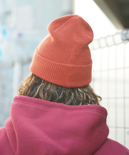 THRASHER（スラッシャー）の「GONZ LOGO ACRYLIC BEANIE/スラッシャーマークゴンザレスニットキャップ・ビーニー（ニットキャップ/ビーニー・メンズ・ブラック/ダークオレンジ/ダークグリーン/ピンク/ネイビー・FREE）」の13枚目の写真