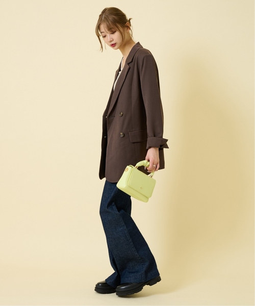 U by SPICK&SPAN(ユーバイスピックアンドスパン)の「≪追加≫オーバーテーラード ジャケット2(その他アウター・レディース・ブラウン・36/38)」の15枚目の写真