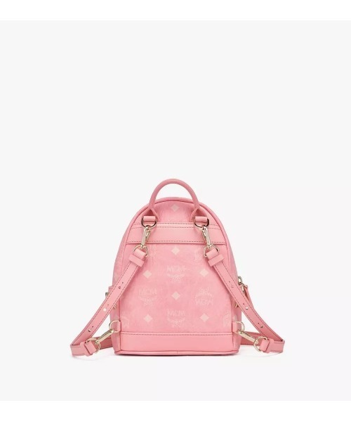 MCM（エムシーエム）の「X-Mini Stark ベベブー サイドスタッズ バックパック - ヴィセトス（バックパック/リュック・レディース・ピンク/ブラウン・21cm）」の13枚目の写真