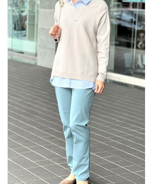 fleur by mint breeze(フルールバイミントブリーズ)の「【L~5L 大きいサイズ】【UVカット & イージーケア】 スキニーパンツ(その他パンツ・レディース・ブラック/ブルー/グリーン・LL/5L/3L/4L/L)」の8枚目の写真